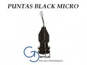 PUNTAS BLACK MICRO FX 22GA C/U